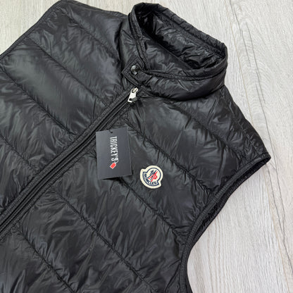 Moncler Men’s Black GUI Down Gilet - Size 5