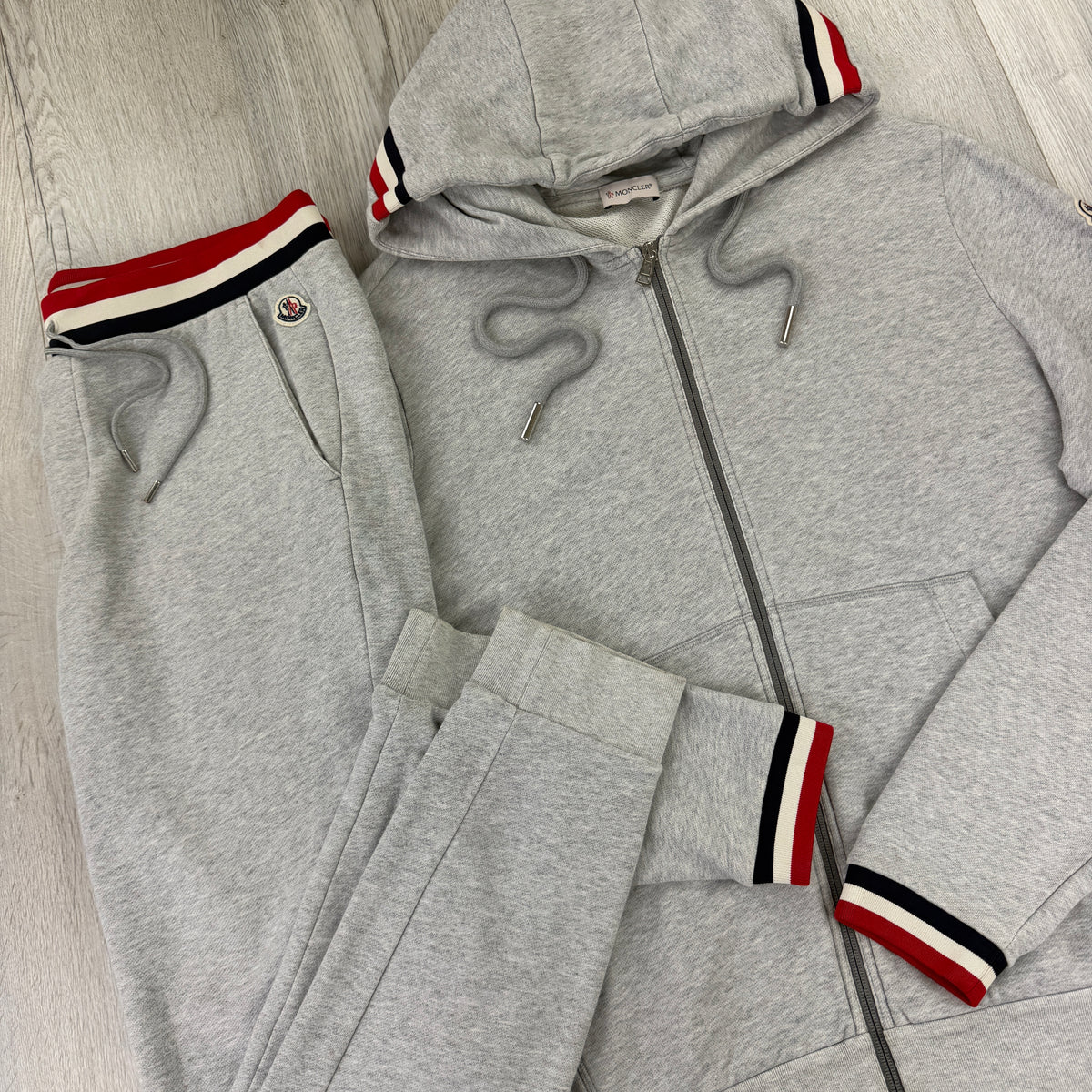 Moncler Men’s Grey Full Tracksuit - XL