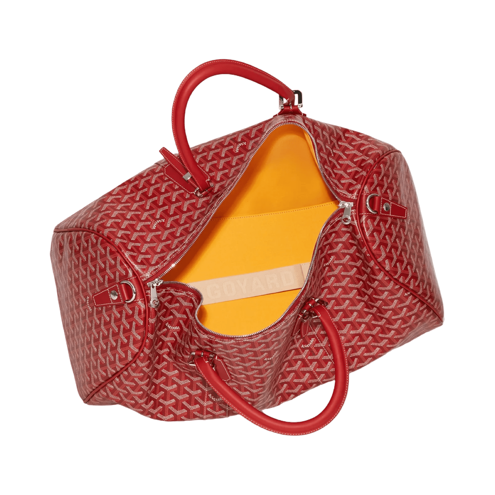 Goyard Boston 50 Bag Red