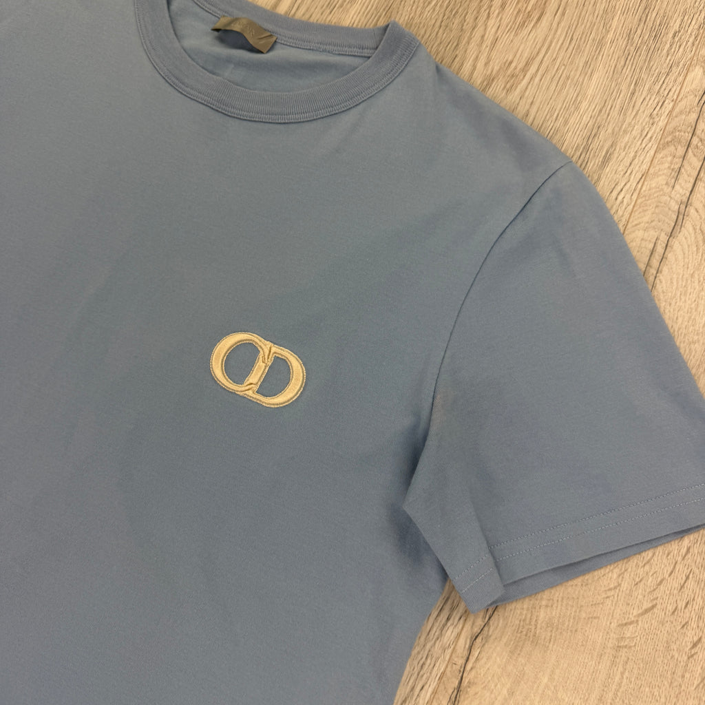 Christian Dior Men’s Baby Blue T-shirt - Medium