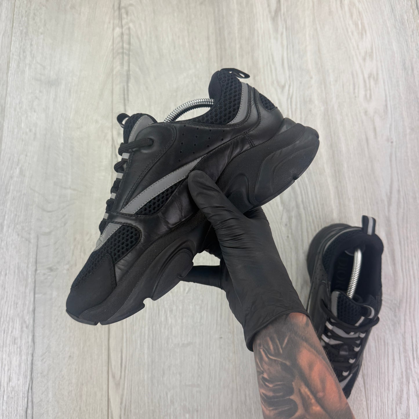 Dior B22 Men’s Triple Black Trainers - 43 (Fit Uk 8/8.5)