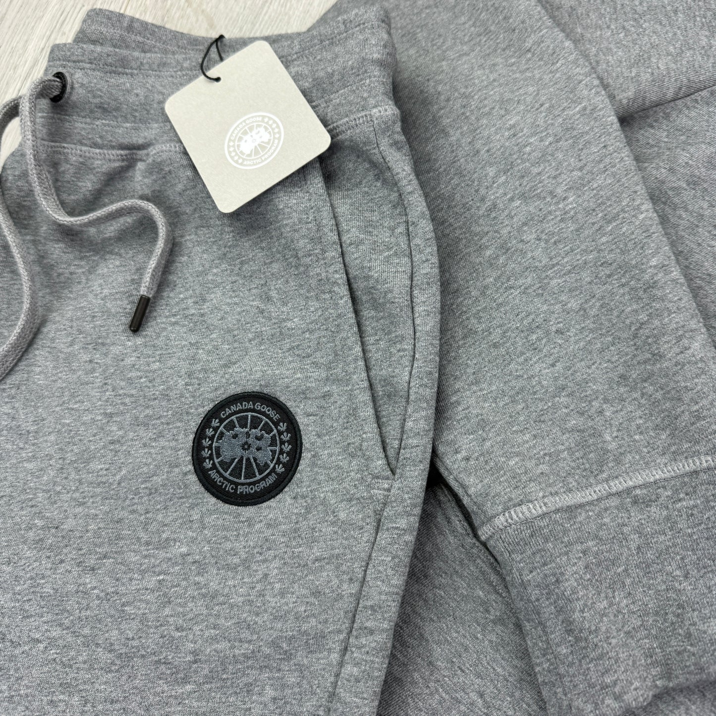 Canada Goose Men’s Grey Full Tracksuit Black Badge Edition - XL