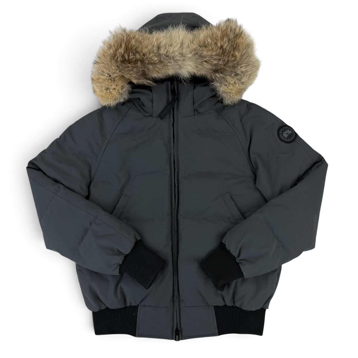 Canada Goose Women’s Graphite Savona Bomber Parker Jacket - Large
