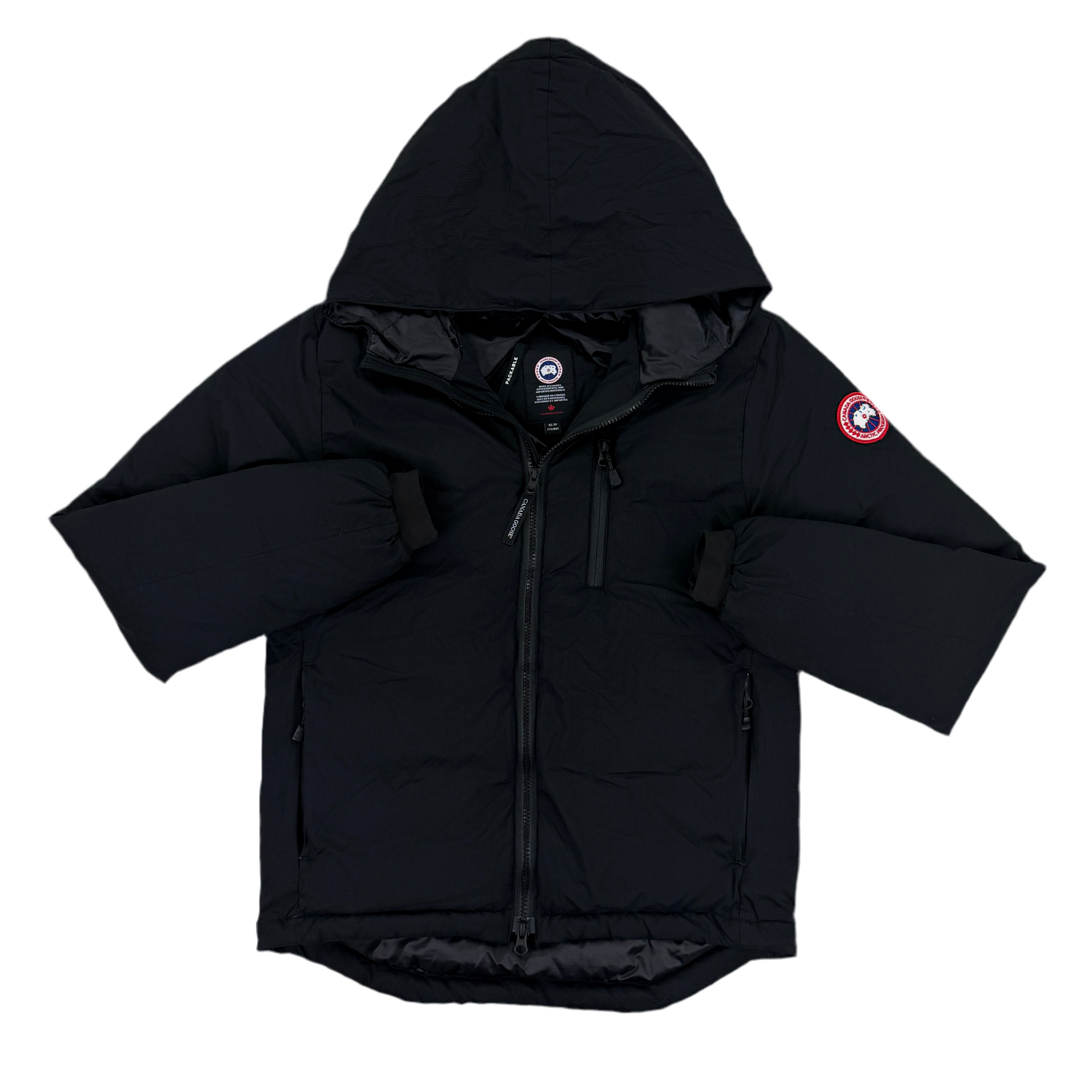 Canada Goose Men’s Black Zip-up Lodge Jacket