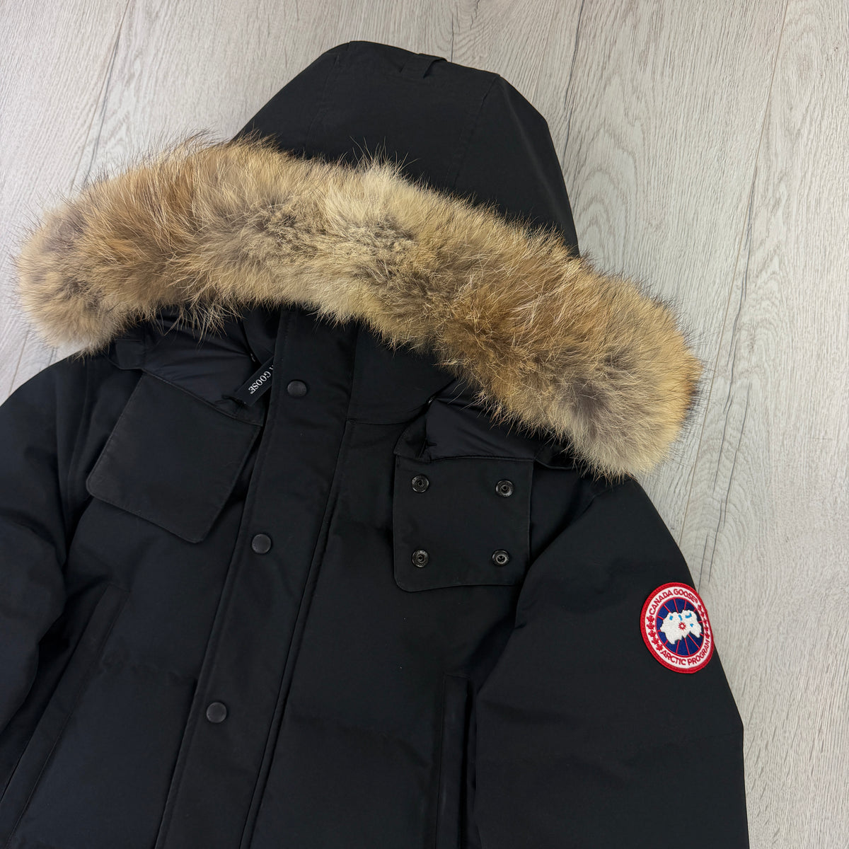 Canada Goose Men’s Black Wyndham Parker Jacket - Medium