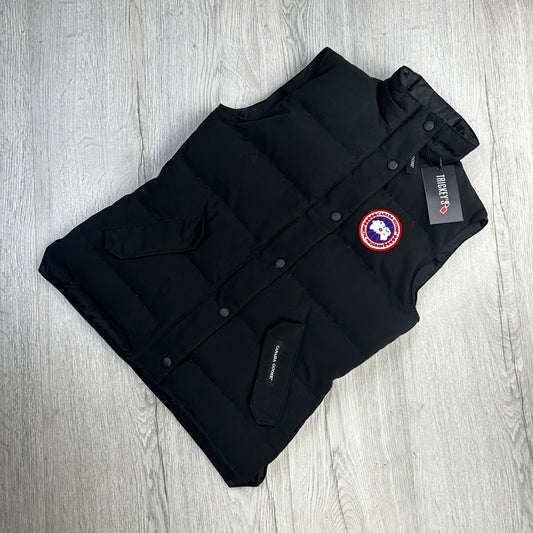 Canada Goose Women’s Black Padded Bodywarmer - Medium