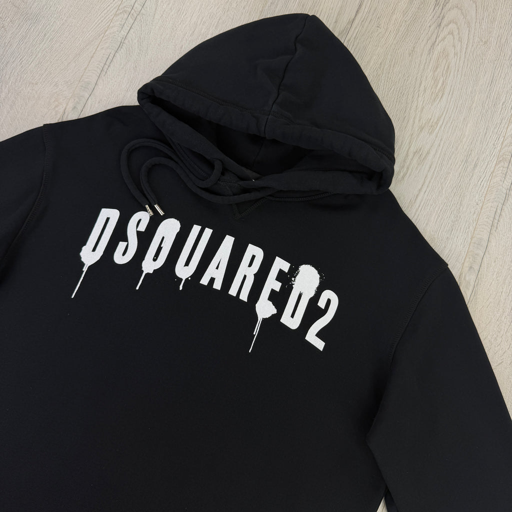 Dsquared2 Men’s Black Pullover Hoodie - XL Slim