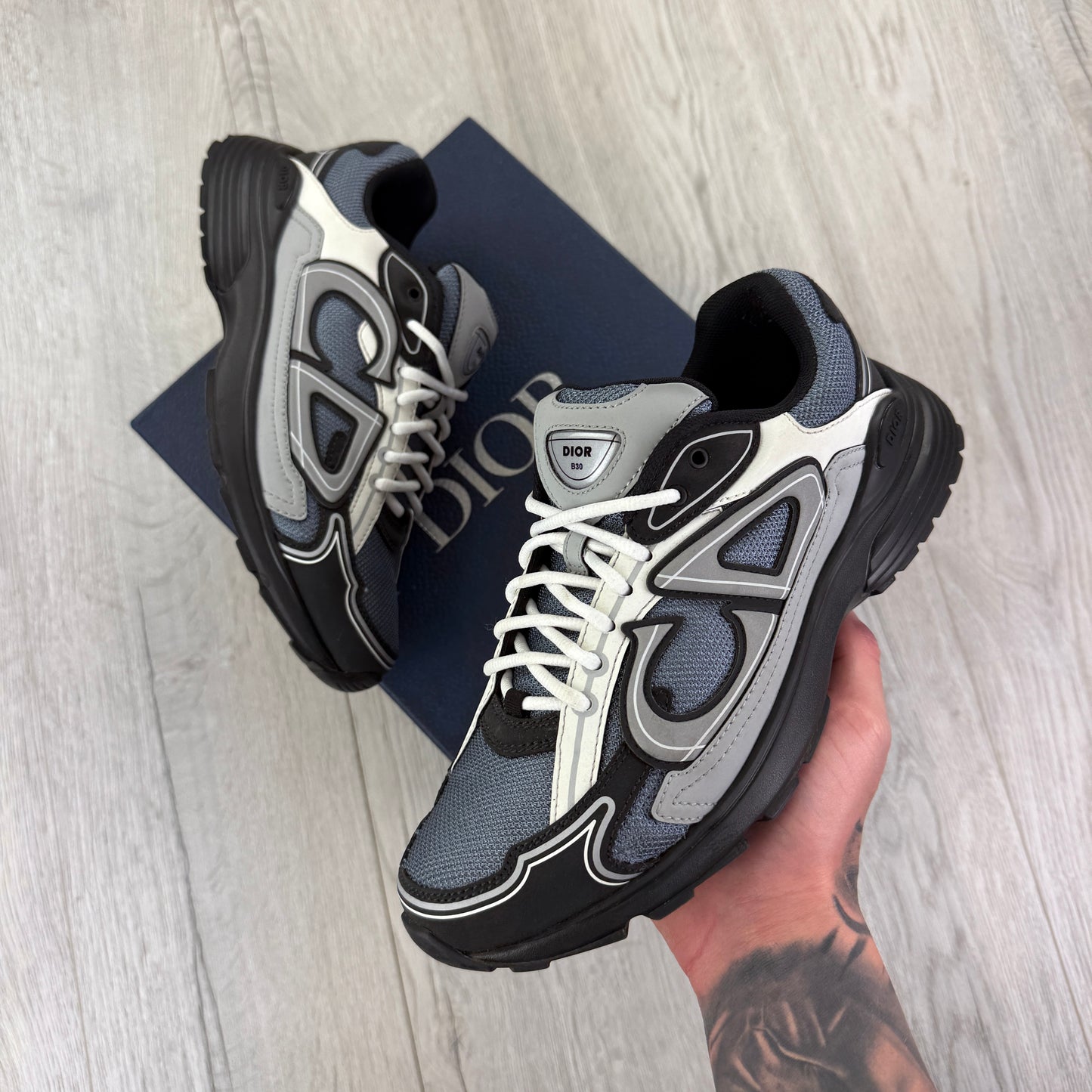 Dior B30 Men’s Grey Trainers - 40 (Uk 6/6.5)