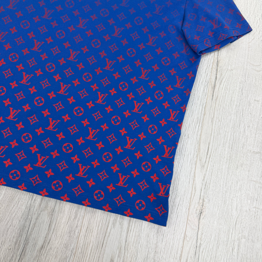 Louis Vuitton Men’s Blue & Red Gradient T-shirt