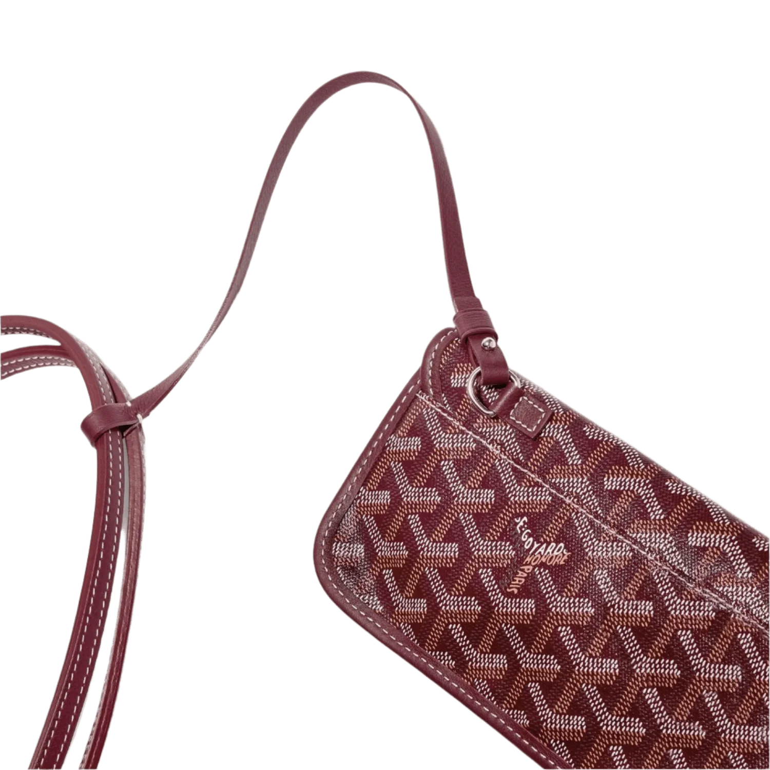 Goyard Anjou GM Bag Burgundy