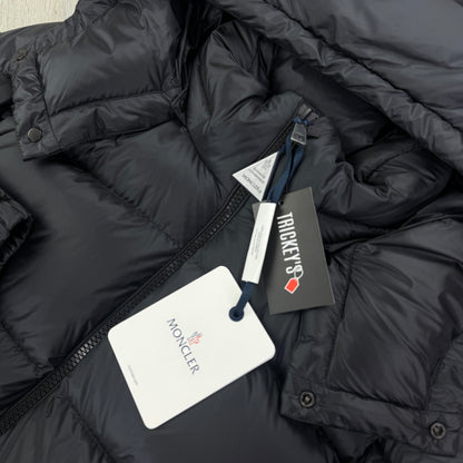 Moncler Men’s Couyere Hooded Black Down Jacket - Size 4
