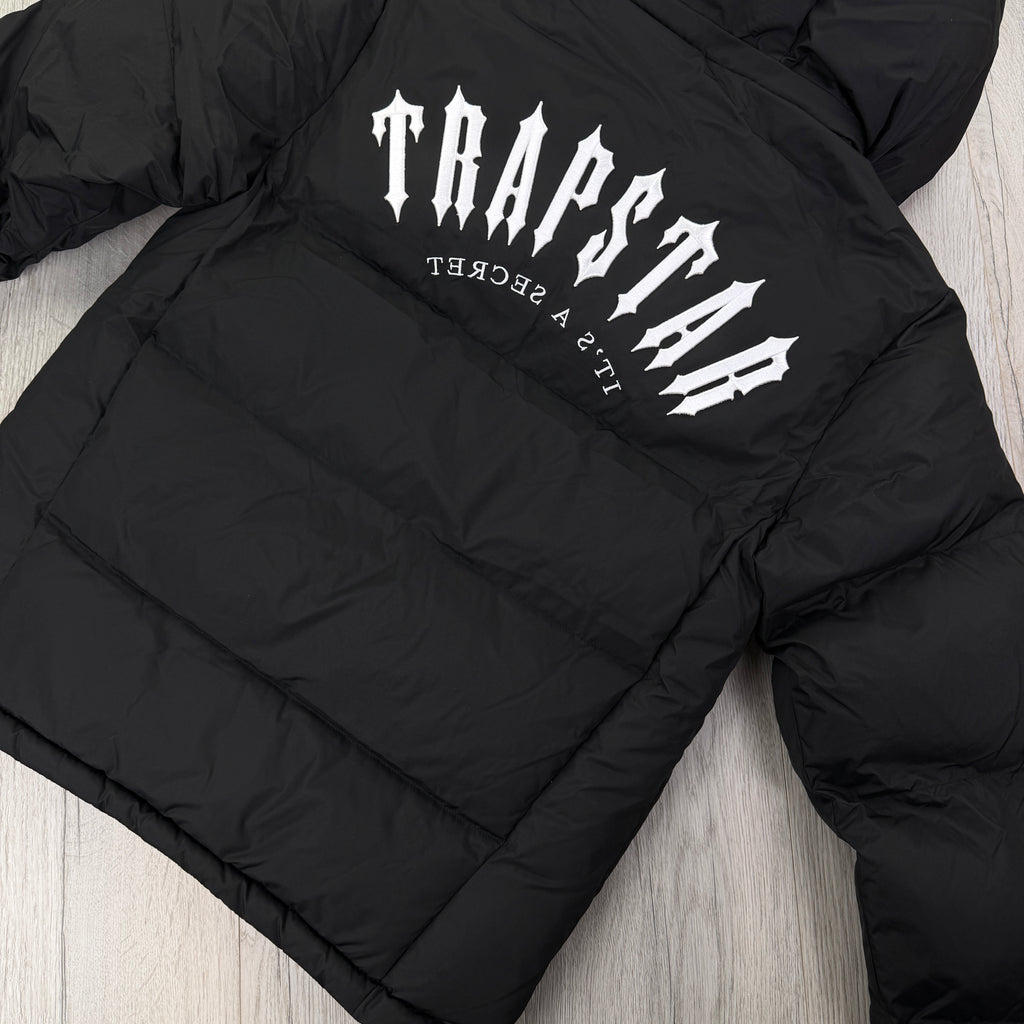 Trapstar Men’s Black AW 25 Irongate Arch Puffer Jacket
