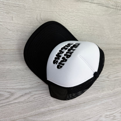Fully Paid Mens Black & White Baseball Cap