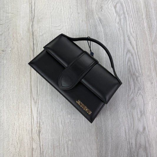 Jacquemus Women’s Black Gold Large Bambino Bag