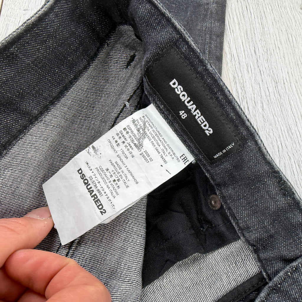 Dsquared2 Men’s Black Distressed Jeans - 48 (Uk 32)