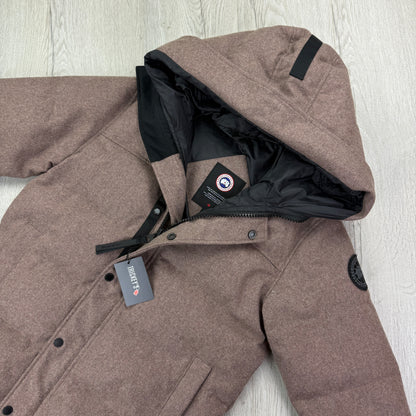 Canada Goose Men’s Quicksand Melange Wool MacMillan Jacket - Small