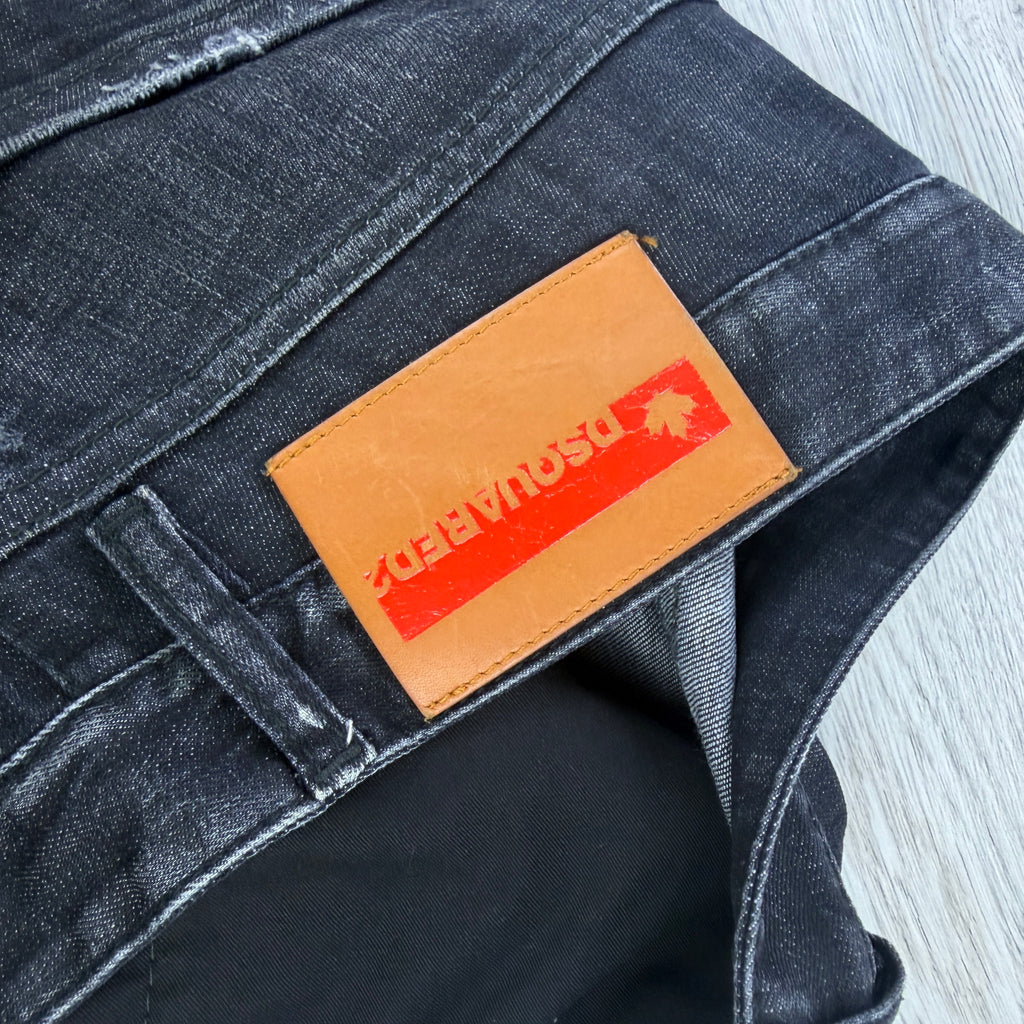 Dsquared2 Men’s Black Distressed Skater Jeans - 44 (Uk 30)