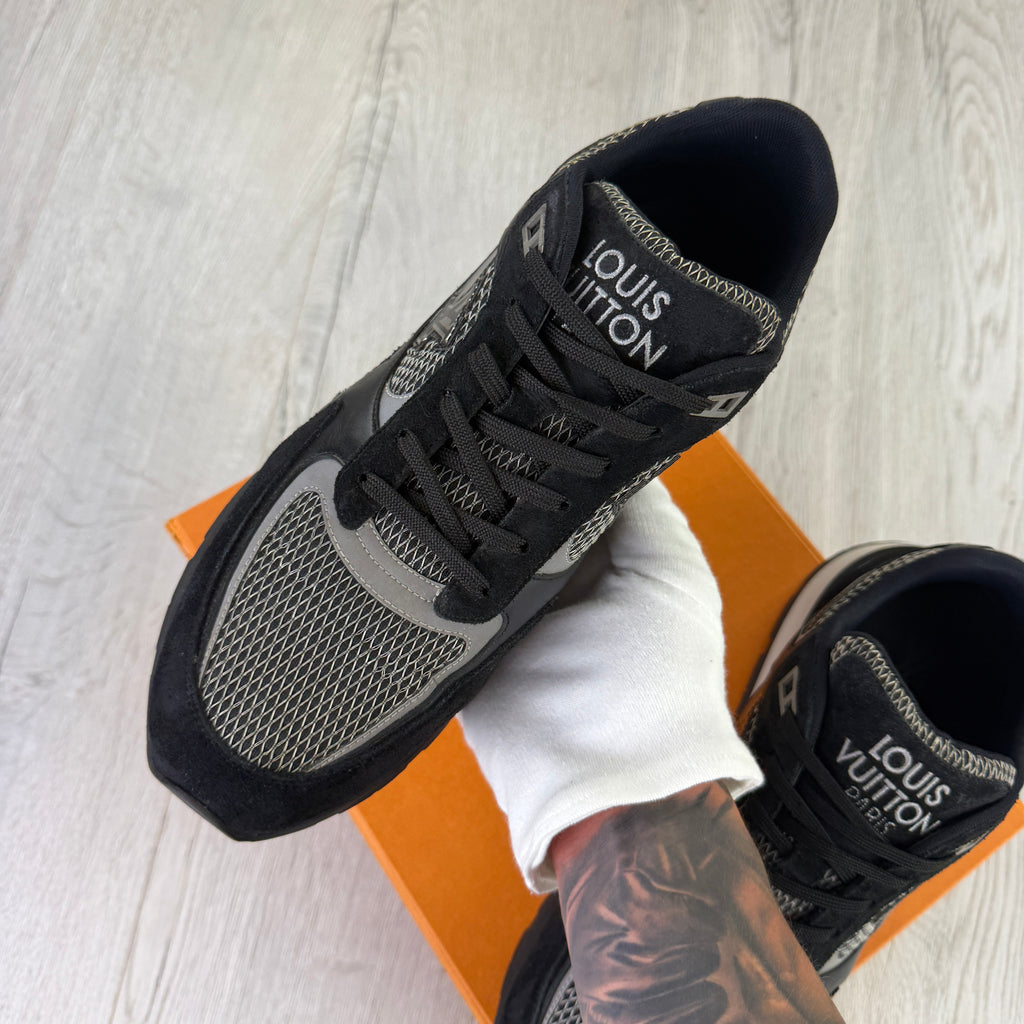 Louis Vuitton Men’s Black Run Away Trainers - Uk 10 (Fit Uk 10.5)