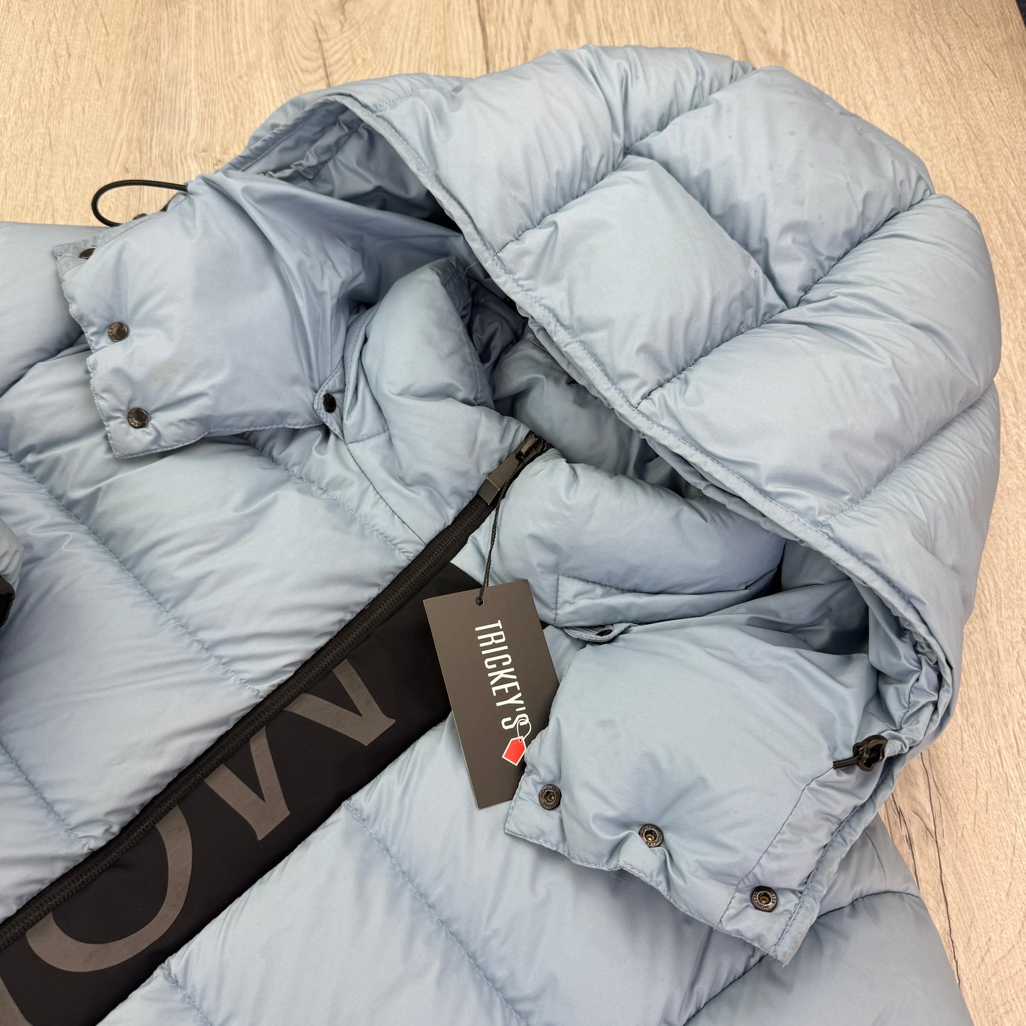 Moncler UME Men’s Baby Blue Down Jacket Black Badge - Size 4