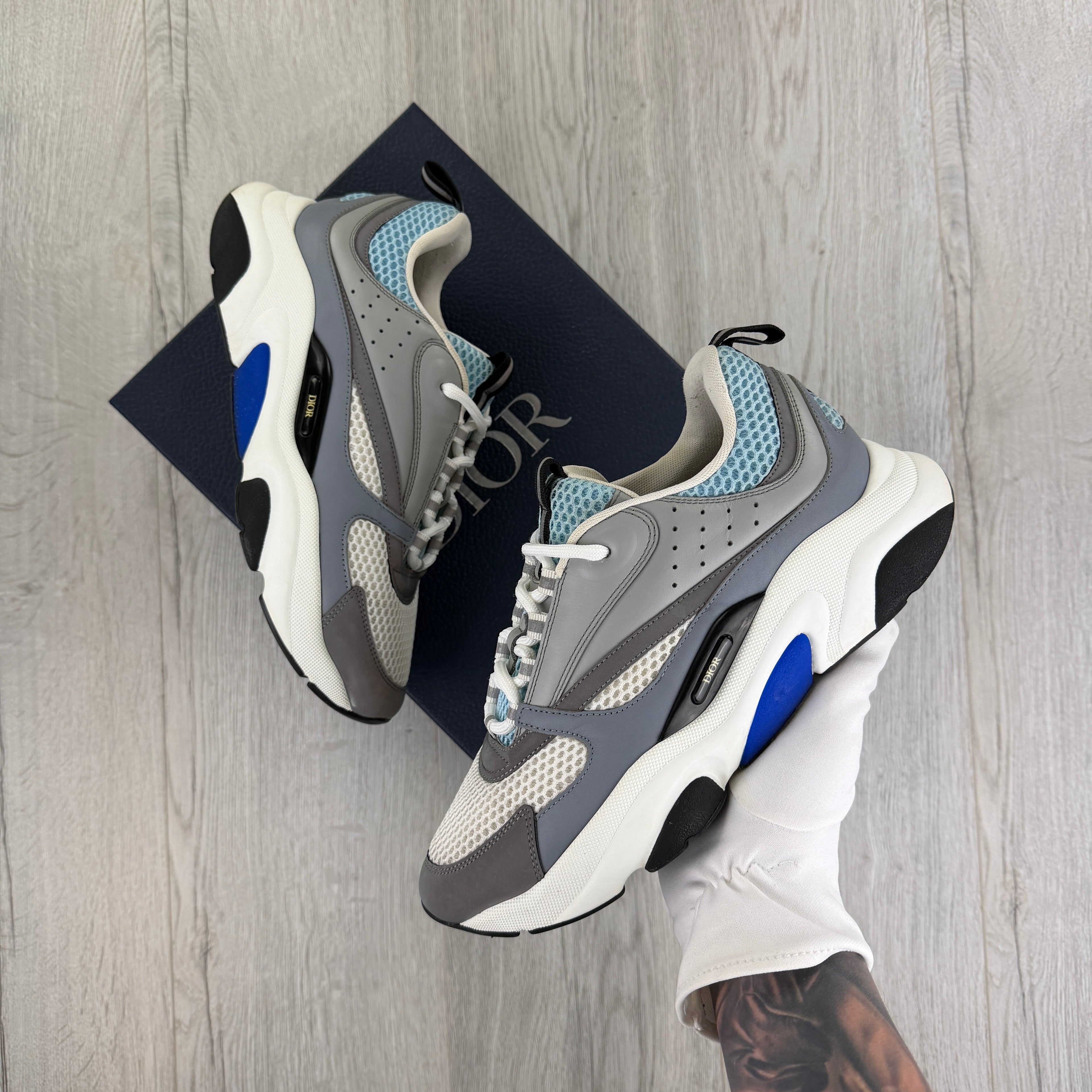 Dior B22 Men’s Baby Blue Runners - 42 (Fit Uk 7.5)