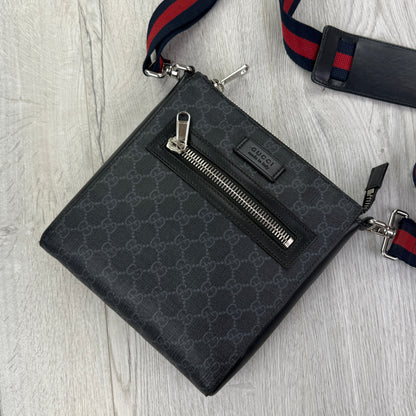 Gucci Messenger Men’s GG Black Small Side Bag