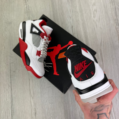Jordan 4 Retro Fire Red Trainers (2020) - Uk 9