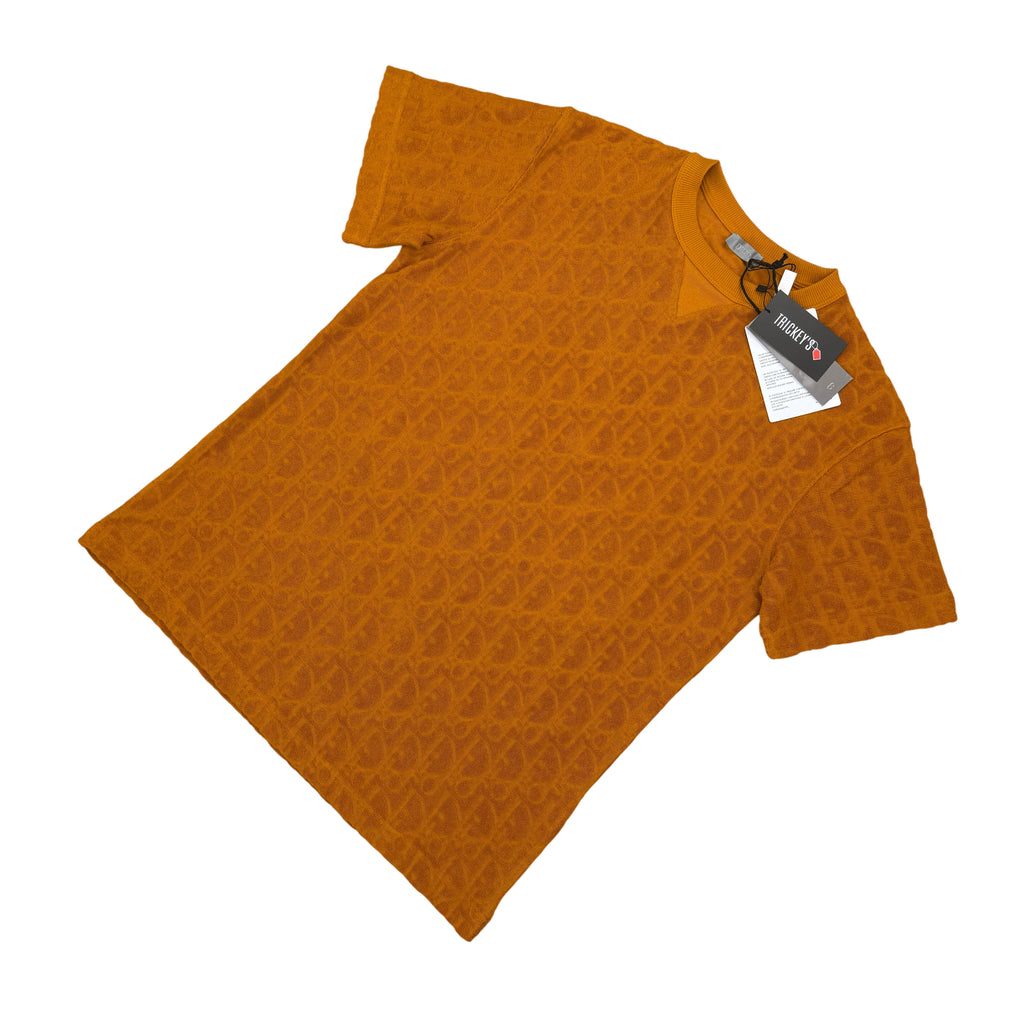 Christian Dior Men’s Orange Towel T-shirt - XS Oversized