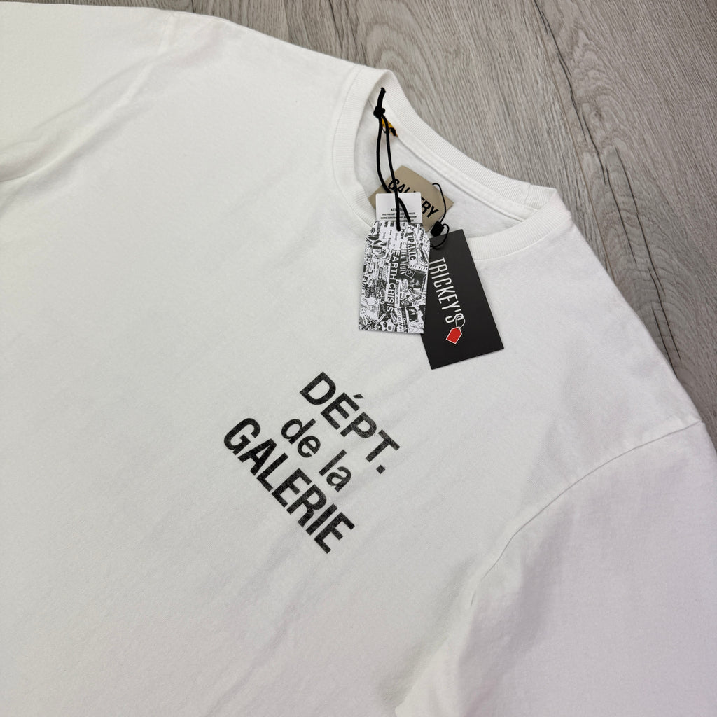 Gallery Dept Men’s White T-shirt - Oversized