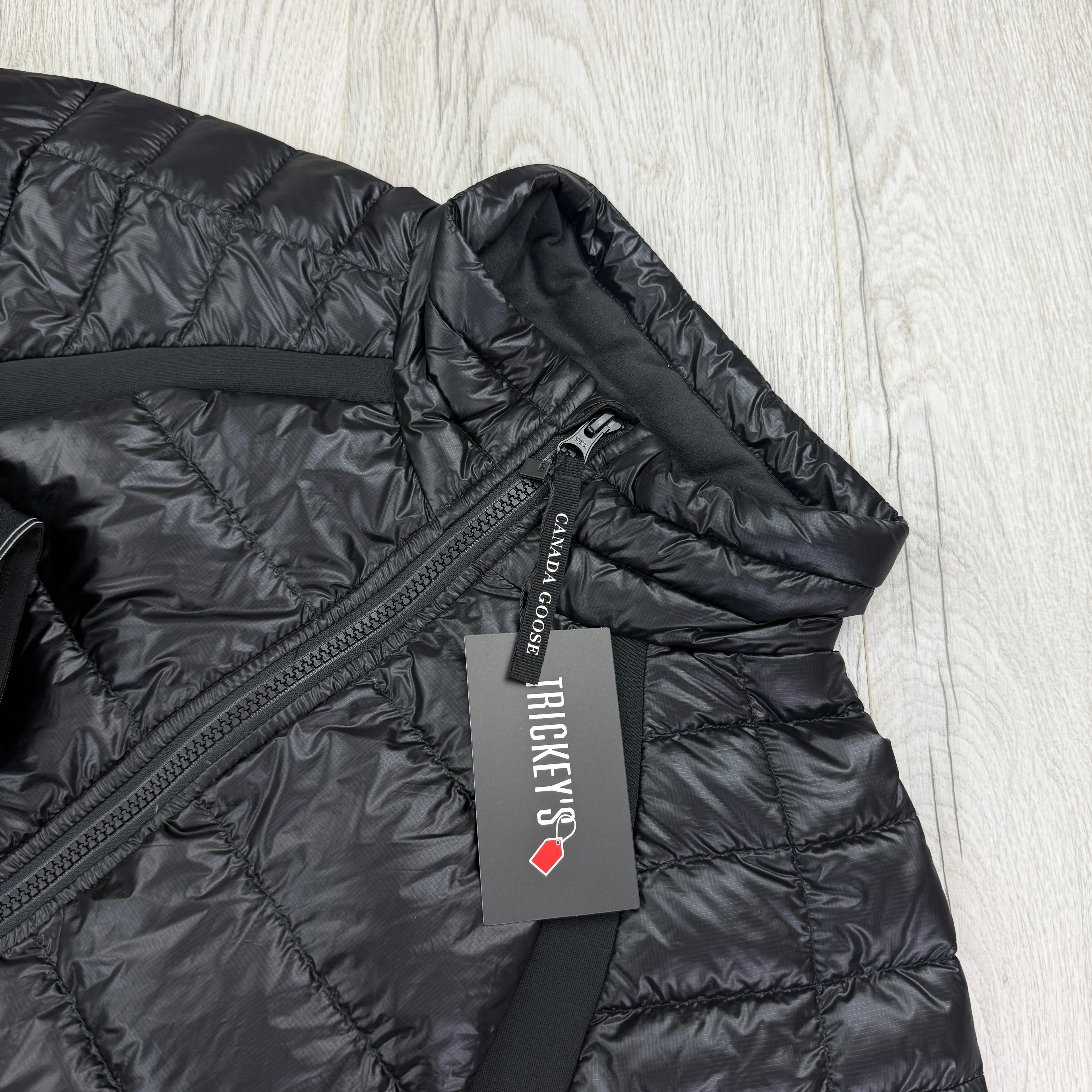 Canada Goose Men’s Black Zip-up Hybridge Jacket - XL