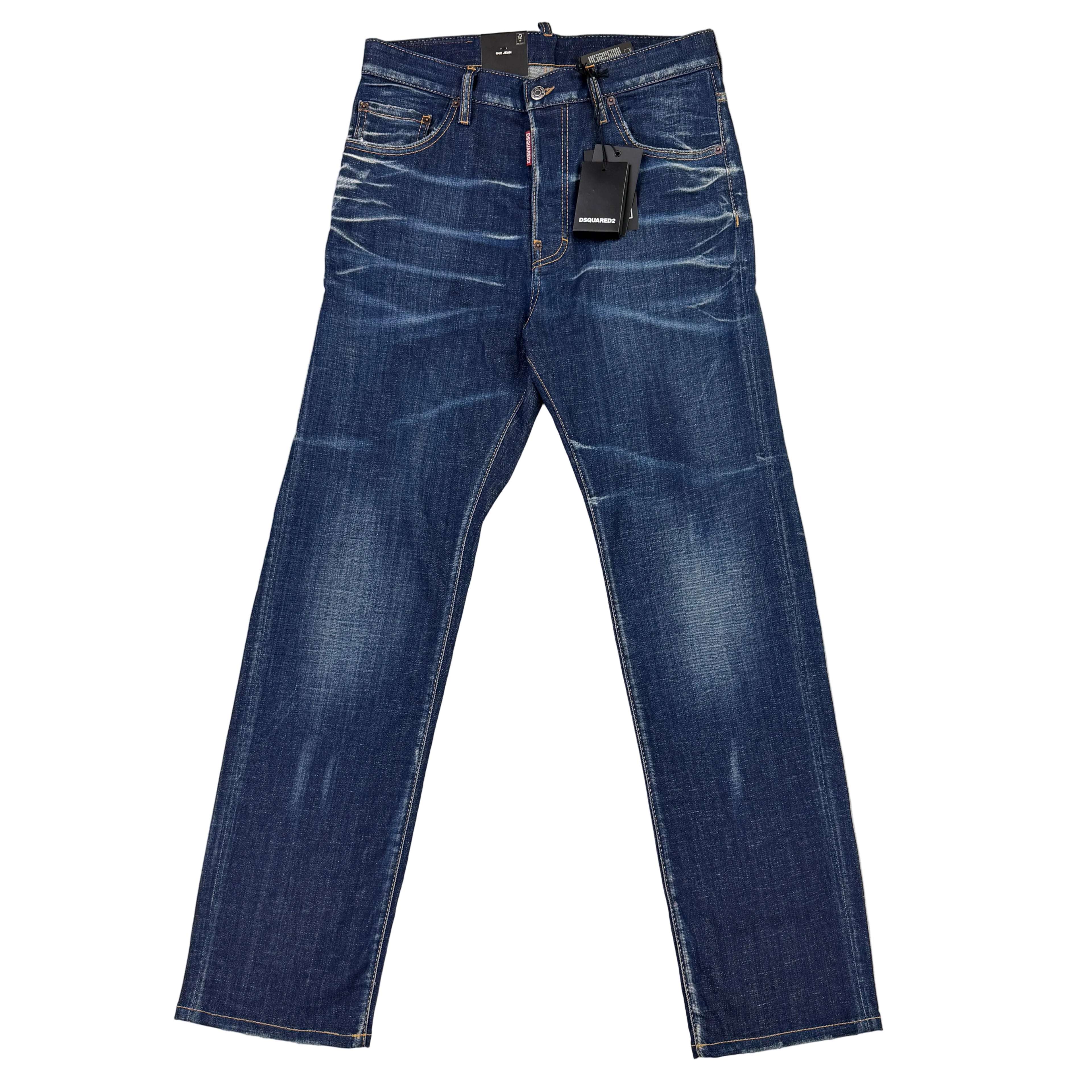Dsquared2 Men’s Blue 642 Straight Jeans