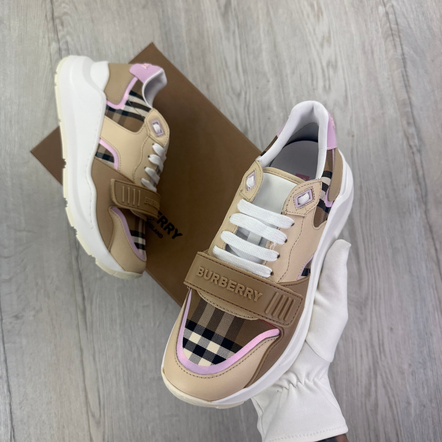 Burberry Women’s Ramsey Check Trainers