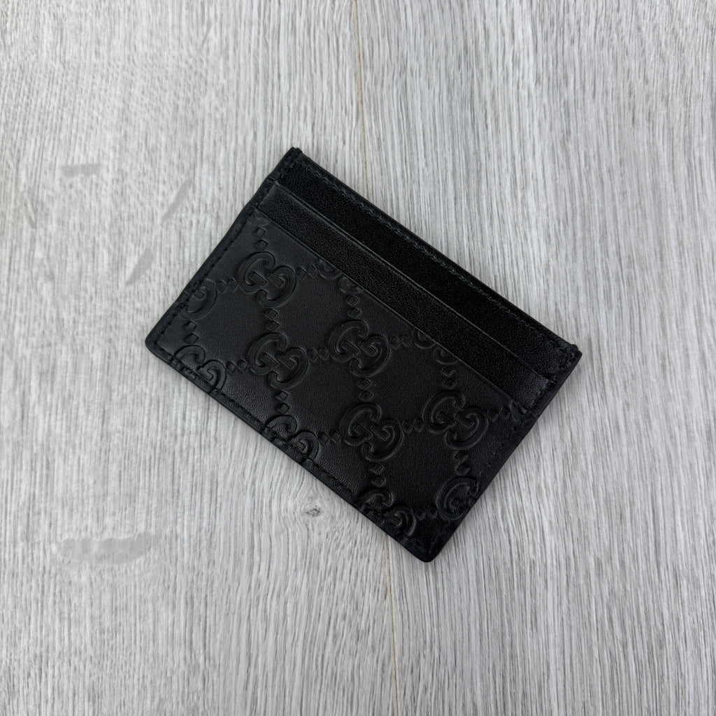 Gucci GG Interlocking Black Card Holder