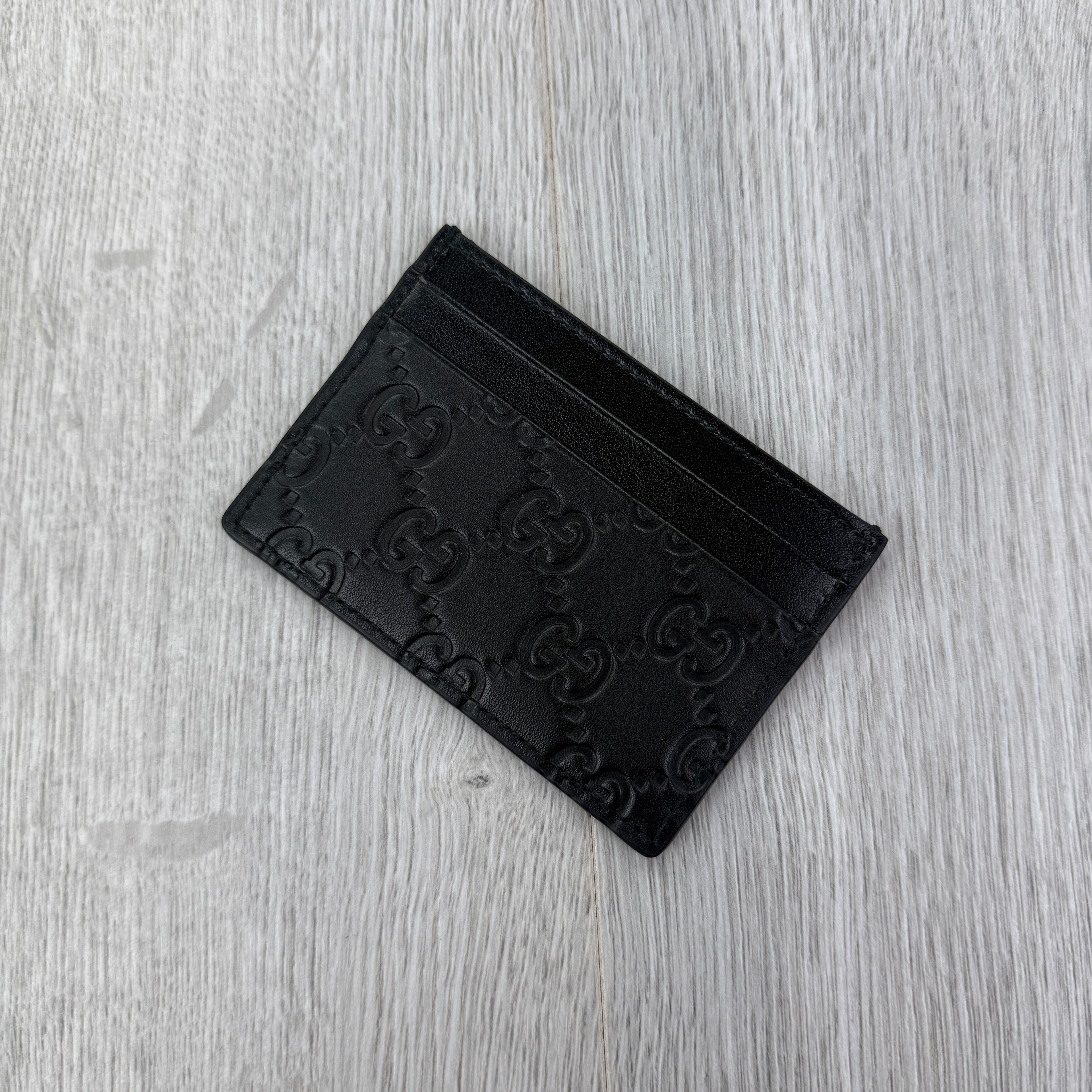 Gucci GG Interlocking Black Card Holder
