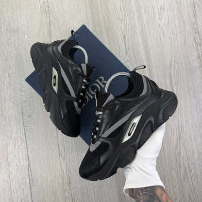 Dior B22 Men’s Triple Black Runners - 41 (Fit Uk 7)