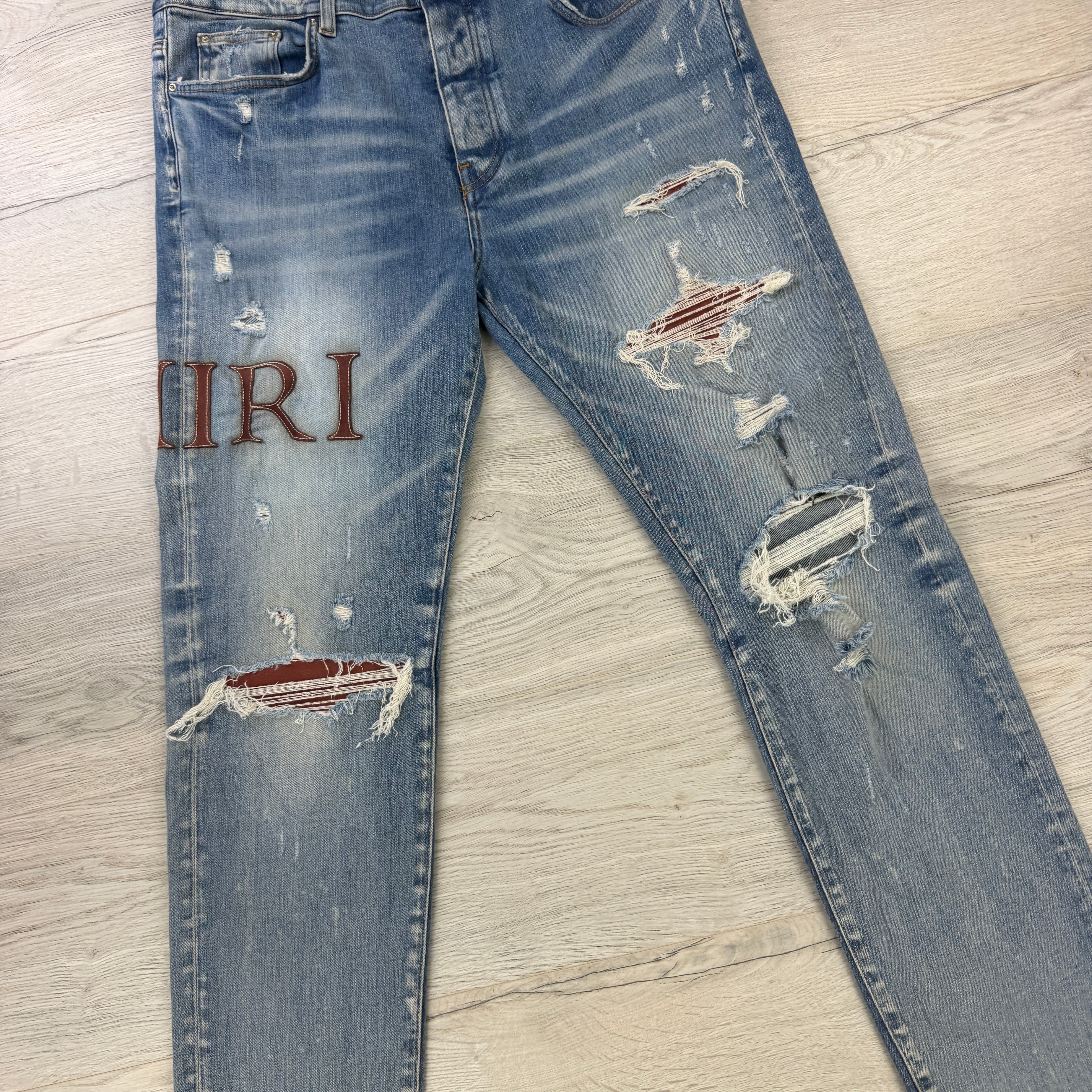 Amiri Men’s Blue Denim MX1 Jeans - Uk 38