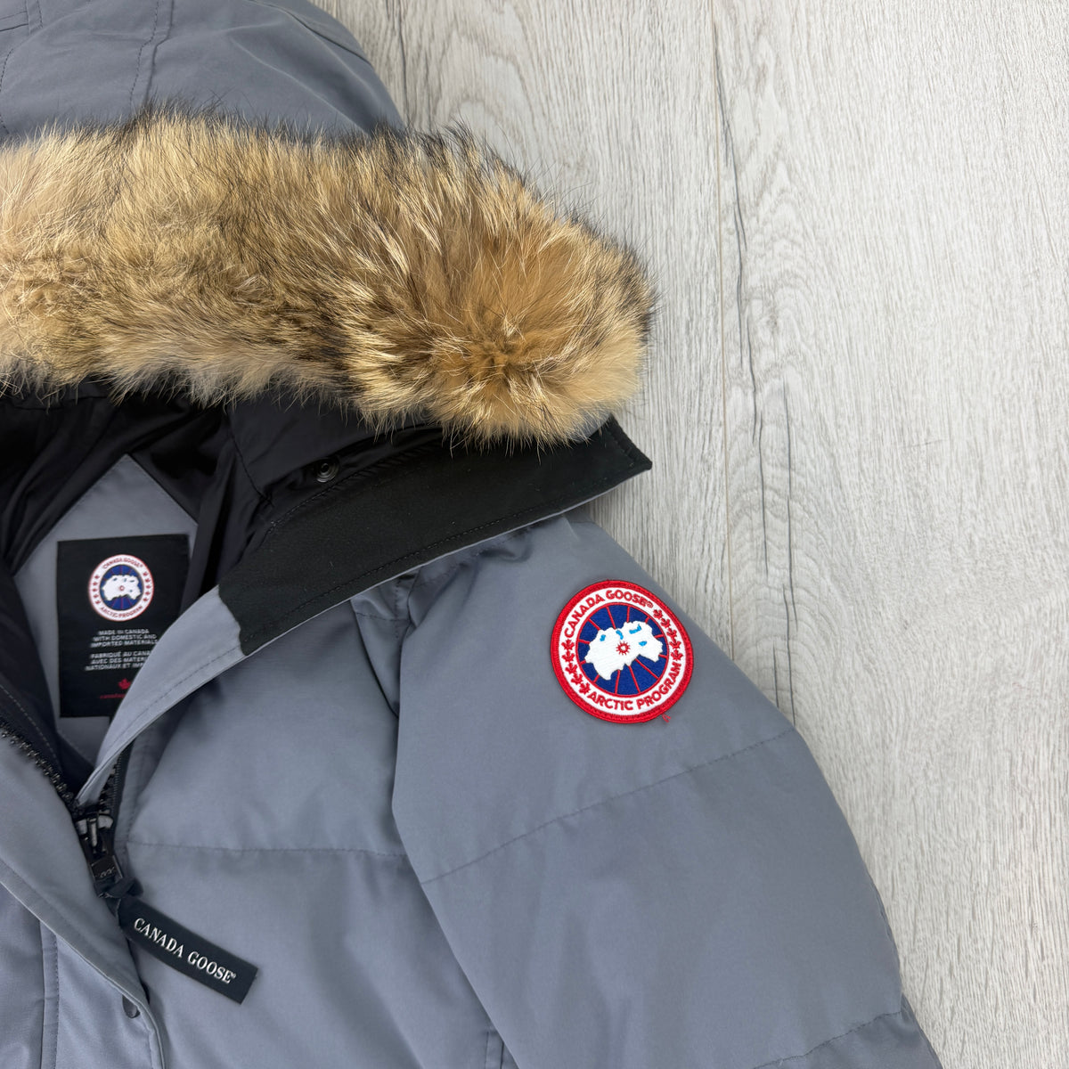 Canada Goose Women’s Grey Shelburne Parker Jacket - XS