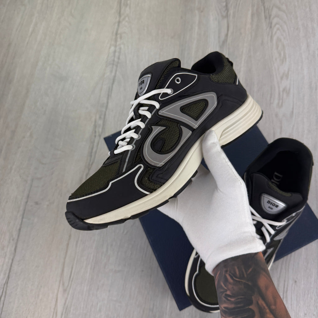 Dior B30 Men’s Khaki CD Mesh Trainers - 45 (Fit Uk 11)