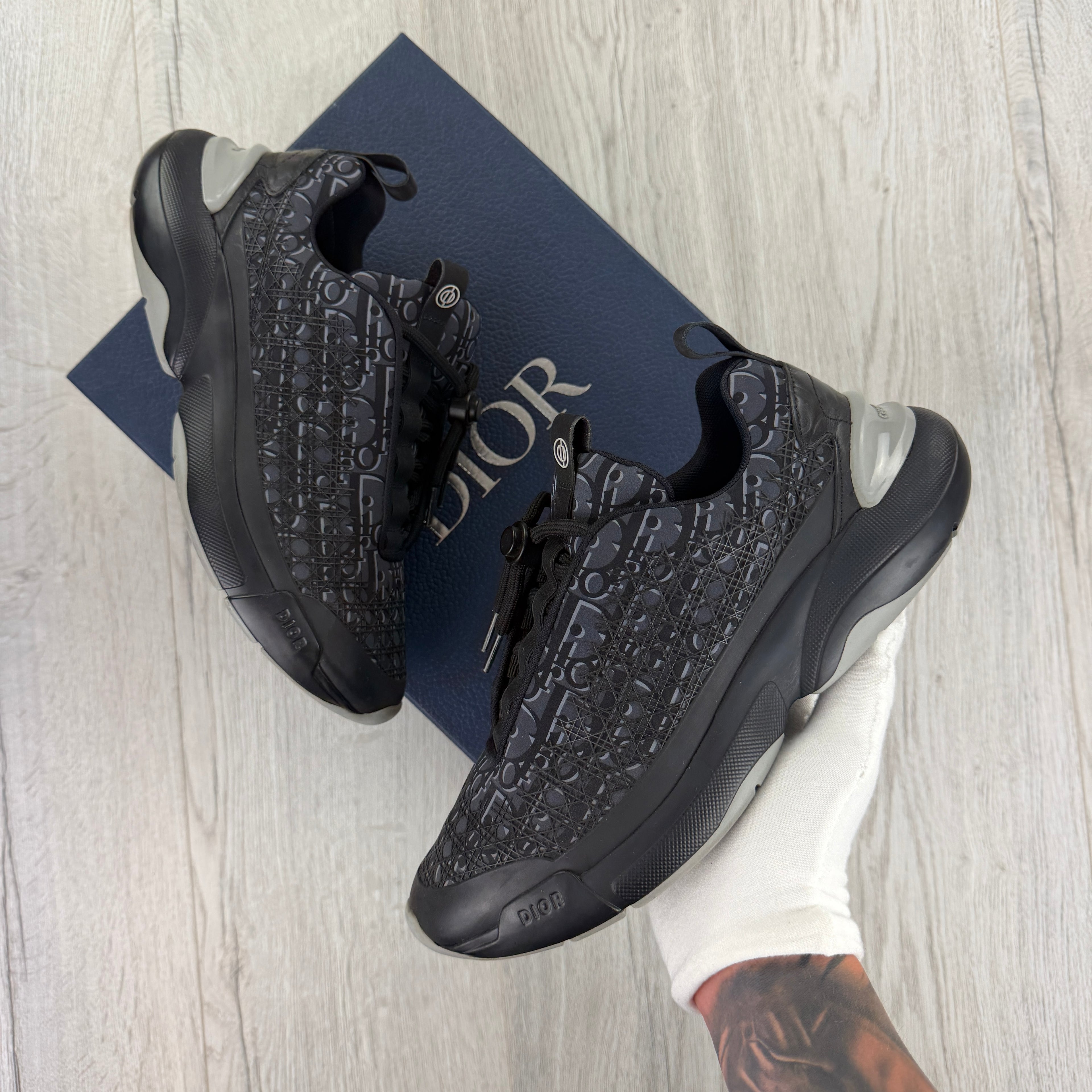 Dior B24 Men’s Black Trainers - Uk 7
