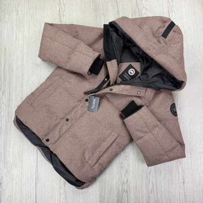 Canada Goose Men’s Quicksand Melange Wool MacMillan Jacket - Small