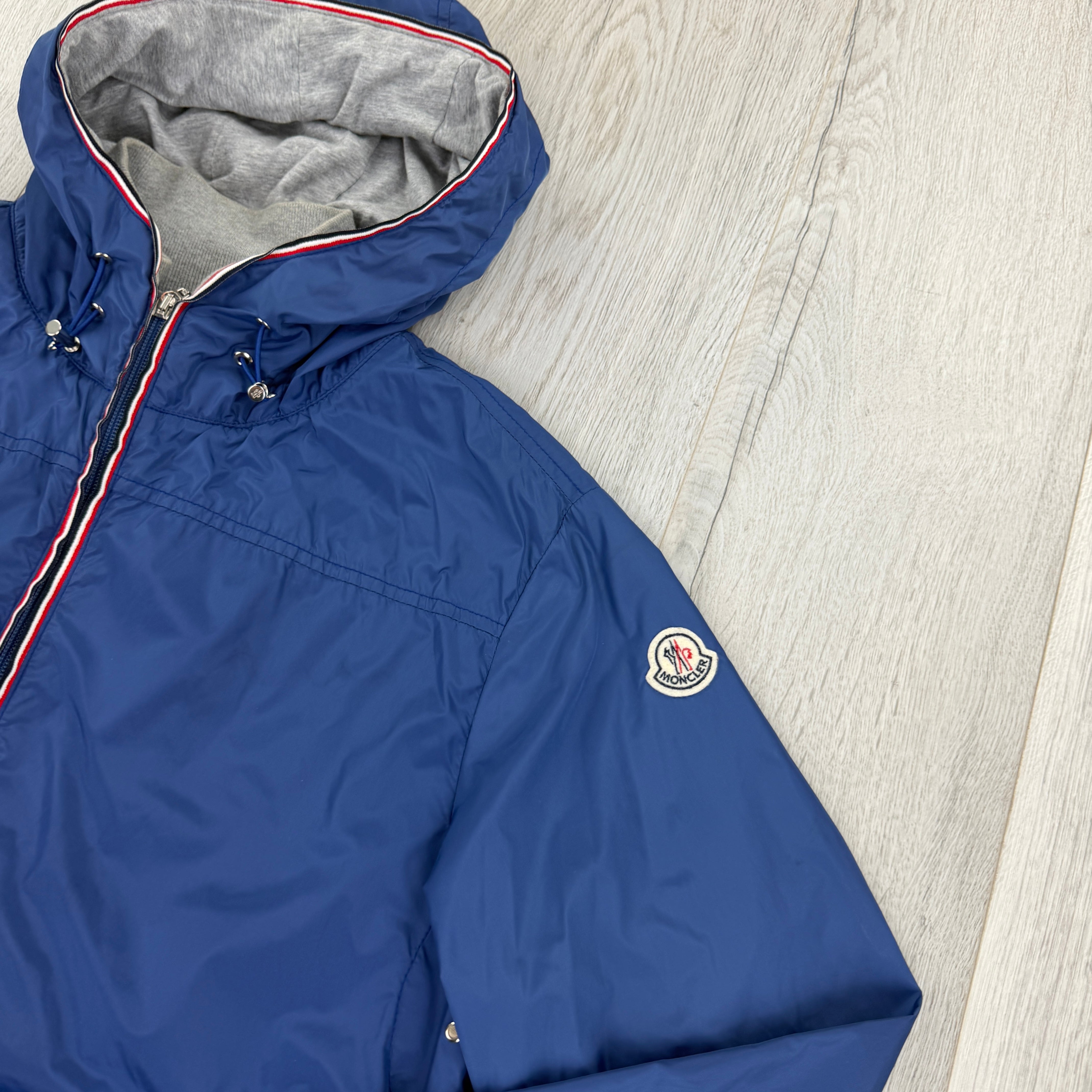Moncler Urville Giubbotto Men's Blue Windbreaker Jacket - Size 3