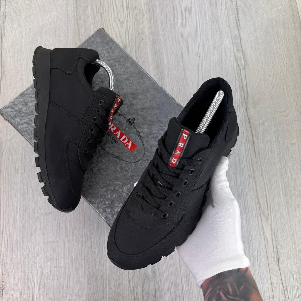 Prada Men’s Black Trainers - Uk 7