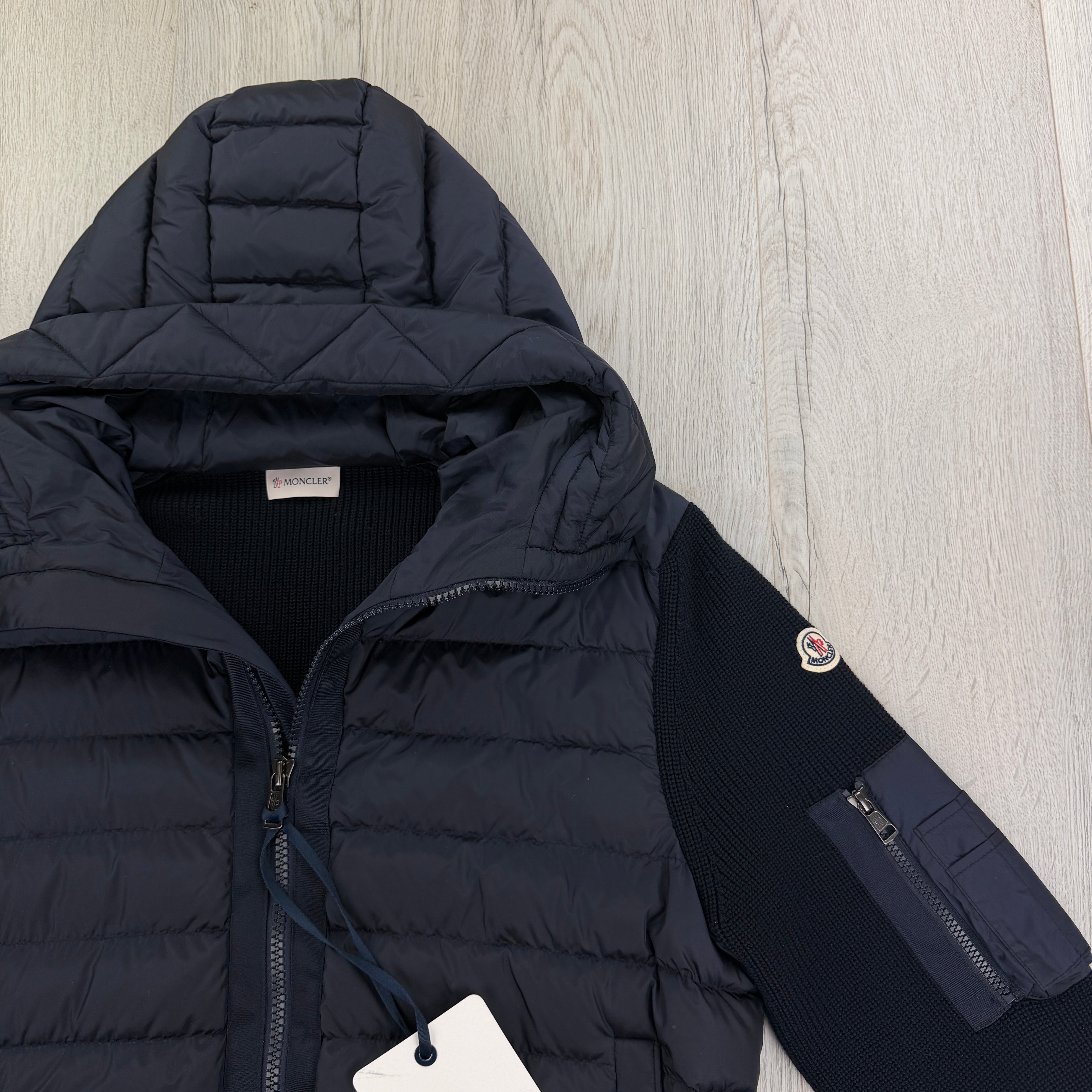 Moncler Men’s Navy Maglia Tricot Cardigan - XL