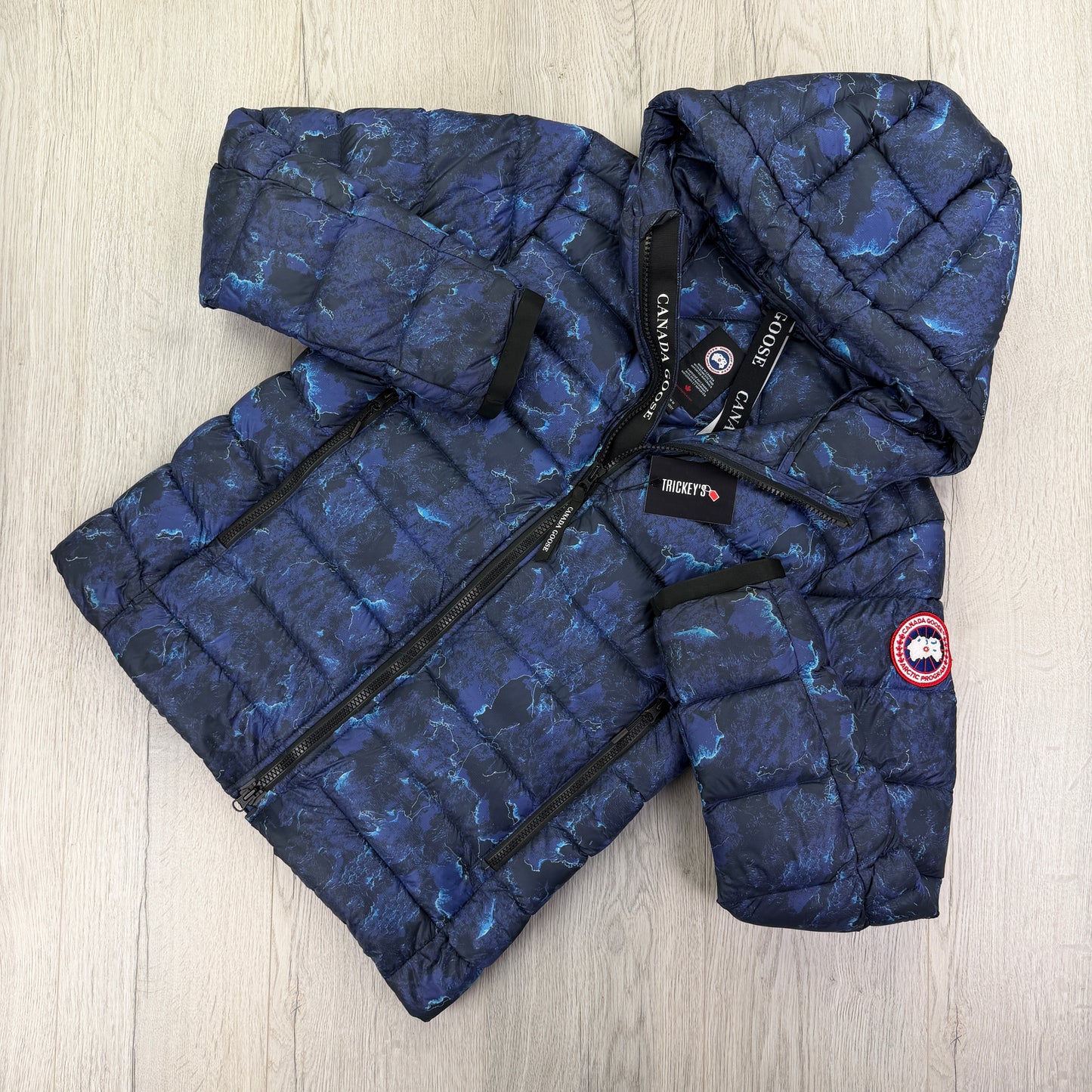 Canada Goose Men’s Coastline Blue Crofton Down Jacket - Medium