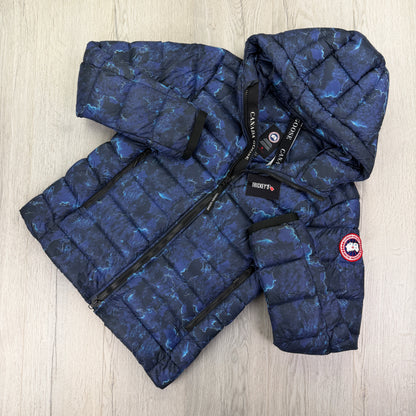 Canada Goose Men’s Coastline Blue Crofton Down Jacket - Medium