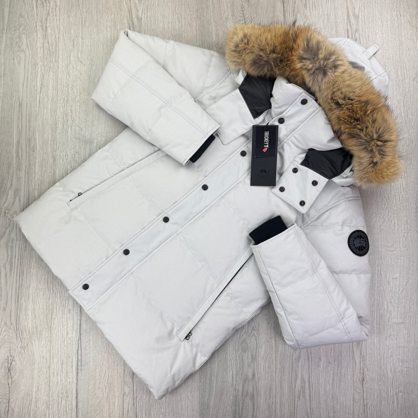 Canada Goose Men’s Silverburch Wyndham Black Badge Parker Jacket - Large