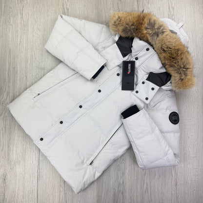 Canada Goose Men’s Silverburch Wyndham Black Badge Parker Jacket - Large