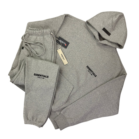 Fear of God Essentials ‘Dark Oatmeal' Full Tracksuit