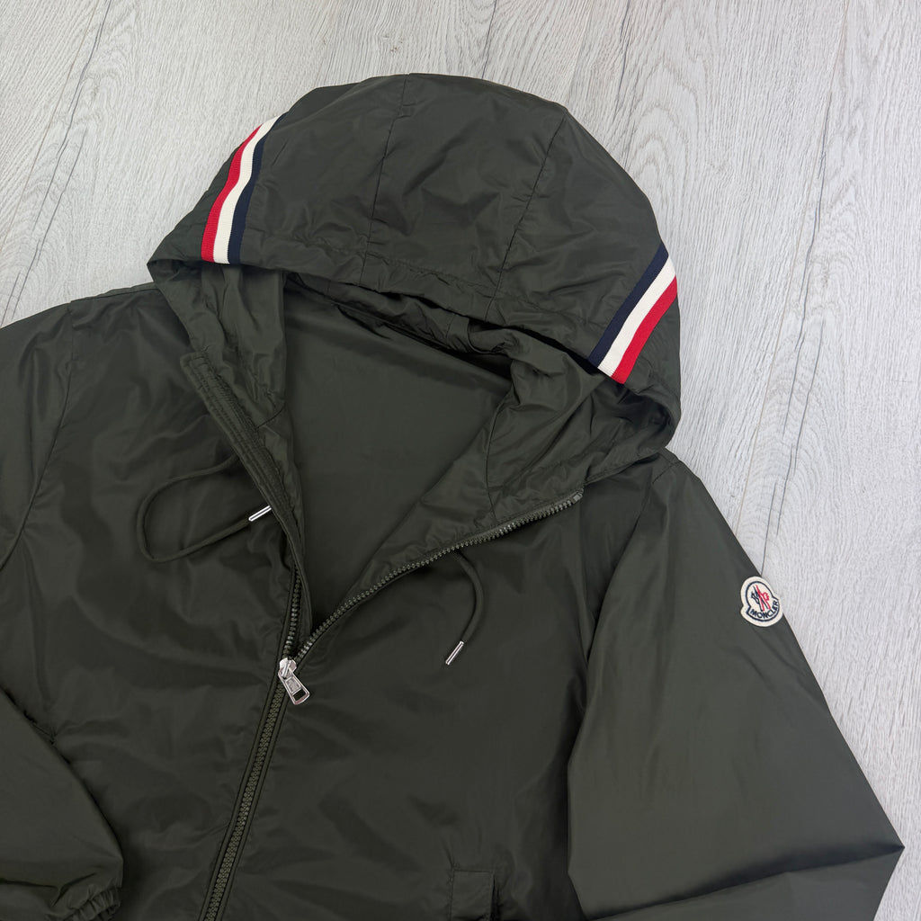Moncler Men’s Khaki Green Grimpeurs Zip-up Jacket - Size 2