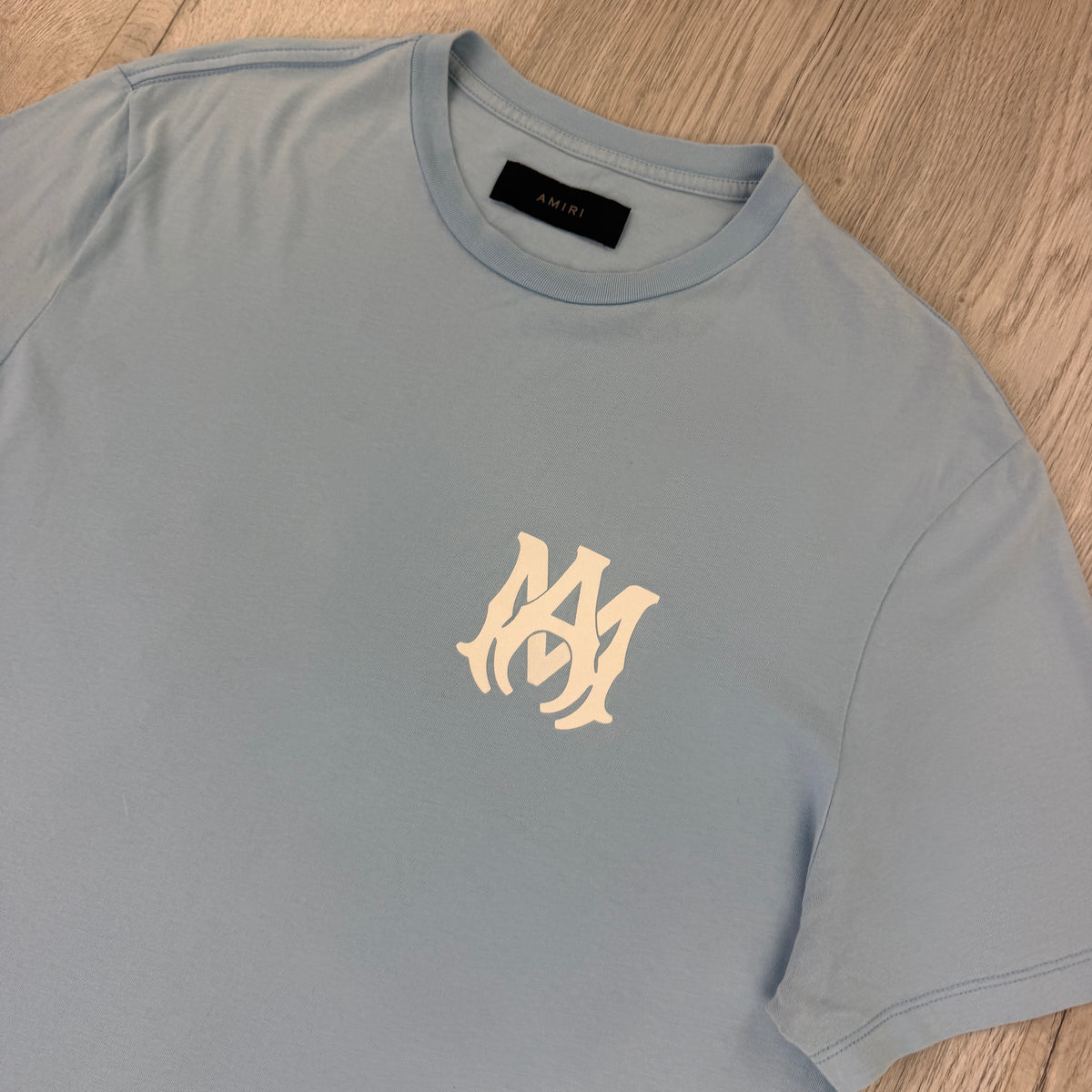 Amiri Men’s Baby Blue T-shirt - Large