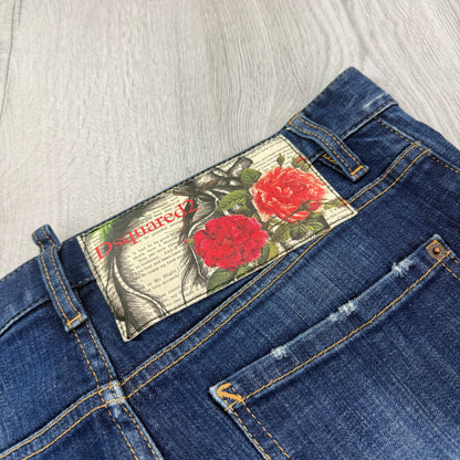 Dsquared2 Men’s Distressed Cigarette Jeans - 48 (Uk 32)